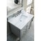 James Martin Vanities Brittany 36in Single Vanity, Urban Gray w/ 3 CM Arctic Fall Solid Surface Top 650-V36-UGR-3AF - alternate 5